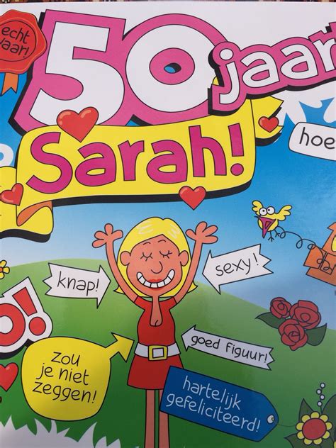 Verjaardagskaart vrouw 50 jaar maken 